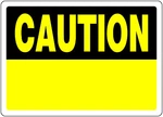 Metal Caution Sign With Fill In Blank Fluorescent Safety Yellow Hillman 842066. Fixed Price $21.69.