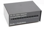 Studio Productions Vs 16 Input Component Rca Video Audio Matrix Switcher Box. Fixed Price $69.99.