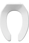Proflo PFTSCOF2000WH Elongated Open-front Toilet Seat, White. Fixed Price $27.99.