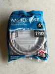 Washer Hoses Kelaro Stainless Steel Reinforced Water Connectors.. Fixed Price $17.00.
