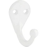 (10-2PK)-NATIONAL Hardware White Single Cloth Wardrobe Coat & Hat Hook N248-377. Fixed Price $56.89.