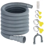 Elyfree 16.4FT Washing Machine Drain Hose, Universal 196 Inches, Silver. Fixed Price $28.88.
