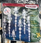 Beadery Beaded Ornament Kit Ang, Icicle Angel Makes 24 (7476). Fixed Price $20.99.