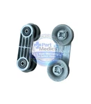 Set Of 2 Oem Whirlpool Dishwasher Roller/wheel WPW10078083 AP6014875. Fixed Price $19.86.