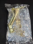 National Hardware N830-131 SPB1420 Bright Brass Handrail Bracket Lot Of 40. Fixed Price $79.99.