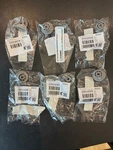 6 Bosch Oem Dishwasher Lower Rack Wheels (4- Part 10014040 And 2- 10014039). Fixed Price $30.00.
