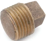 Lot Of (5) Anderson Metals 738109-12 3/4" Red Brass Solid Pipe Plugs. Fixed Price $17.99.