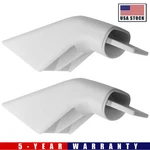 2-PACK WB7X7189 WB07X7189 White Oven Door Handle Cap For Range AP2019455. Fixed Price $15.67.