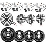 Black Drip Pans 5304430149(6")5304430150(8") Electric Stove Burners Mp.... Fixed Price $79.21.