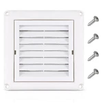4 Inch Louvered Dryer Vent Cover, Outside Exhaust Air With Pcs S.... Fixed Price $14.32.