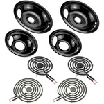 Fetechmate W10290350 W10290353 Porcelain Drip Pans Electric Stove Burner. Fixed Price $89.99.