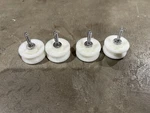 Ge Dishwasher Upper Rack Roller Wheel Off-white (set 4) 143C8134. Fixed Price $10.00.