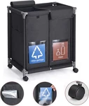 Hivexagon 1 Garbage Recycle Sorting BASKET,2 Cover Top Compartments With.... Fixed Price $51.00.