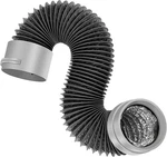 Upgraded Dryer Vent Connector With 4 Inch Hose, Black And White. Fixed Price $23.23.