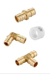 Efield 130PCS 3/4" Pex F1960 Expansion Brass Fittings Elbow, Coupling, Tee,rings. Fixed Price $129.99.