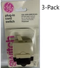 Plug Cord Switch (3-PACK) Ge Free Shipping. Fixed Price $22.99.