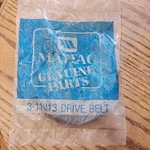 Nip Maytag (old Style) Dryer Drive Belt #3-11013. Fixed Price $35.00.