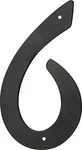 Hillman 841628 4-INCH Nail-on Black Die Cast Aluminum, House Number. Fixed Price $8.05.