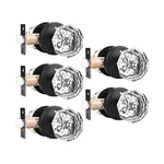 Orger 5 Pack Glass Door Knobs With Flat Black Rosette, Bath/bed Fo.... Fixed Price $130.06.