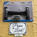 National Hardware N214-015 V4853 Contemporary Black Ornamental 7'' Gate Hinges. Fixed Price $20.00.