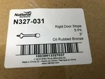 National Hardware N327-031 3" Oil Rubbed Bronze Heavy Rigid Door Stops 5-PACK. Fixed Price $21.25.