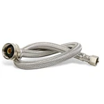 Highcraft 16 Flexible Toilet Water Supply Line Inch, Stainless Steel. Fixed Price $15.99.