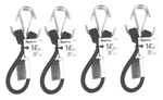 Pk Keeper 14" Tarp Strap Black Natural Rubber Zinc Hooks Strong A06214Z. Fixed Price $15.99.