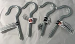 4X National Hardware N220-491 Ceiling Hook Zinc Plated 75LB (4 Total). Fixed Price $6.99.