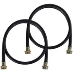 Certified Appliance Washing Machine Hoses, 2 Pack, 5 Ft. Length, Black. Fixed Price $22.99.