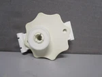 Whirlpool Dishwasher Upper Rack Adjuster, White 3369958 4318246 Asmn. Fixed Price $13.95.