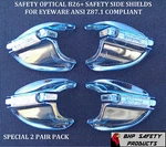 B26+ Side Shields For Rx Glasses Safety Eyewear Protection Ansi Z87.1 (2 Pr). Fixed Price $9.95.
