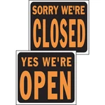Hy-ko Open/closed Reversible Sign 14.5" X 18.5" (5 Pcs.). Fixed Price $36.44.