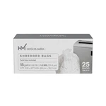 Highmark Shredder Bags, Mil, 15 Gallons, Clear, Box Of 25, DP00704. Fixed Price $19.95.