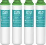 Aqua Crest Under Sink Water Filter, Replacement For Ge FQK2J, FQK1K, 4 Pack. Fixed Price $54.99.