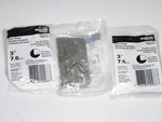 National Hardware N830-247 Satin Nickel 1/4 In. Round Corner Door Hinge. Fixed Price $14.99.