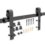 4FT -20FT Sliding Barn Door Hardware Track Single/double Kit, Home/kitchen. Fixed Price $97.36.