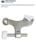 4 Pack National Hardware N830-255 SPB227 Hinge Door Stop Satin Nickel. Fixed Price $12.93.