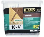 4" Epoxy Coated Wood Screws #10 215 Pcs Rust Resistant Brown. Fixed Price $35.23.