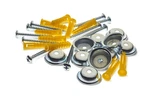 16 Piece Pegboard Mounting Kit Steel Hooks And Hardware For Wall Organization. Fixed Price $15.89.