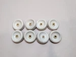 Lot Of (8) 151B9538 Ge Dishwasher Lower Rack Roller Wheels. Fixed Price $18.00.
