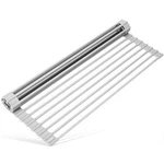Surpahs Roll-up Dish Drying Rack, Warm GRAY,17.5X 13.1,FITS Sinks To 16.5. Fixed Price $17.99.