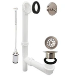 Westbrass 592244-07 White 1-1/2" Tubular Trip Lever Bath Waste Drain Kit, Sat.... Fixed Price $47.78.