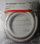 5FT Dishwasher Connector Flexible Pvc Hose, 3/8" Inlet/outlet. Fixed Price $11.99.