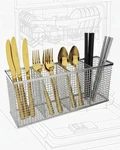 Universal Dishwasher Silverware Basket, 304 Stainless Steel 4-COMPARTMENT. Fixed Price $36.75.
