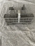 Kitchenaid Dishwasher Lower Dishrack & Silverware Basket W11527890 W10473836. Fixed Price $155.00.