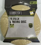Inch 120 GRIT-15 Discs Sanding Hook & Loop Master Mechanic 242912 Raidal. Fixed Price $13.98.