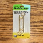 Hy-ko Flat-tip Skeleton Key KC167 Brass-plated Zinc Antique Lock Opener. Fixed Price $6.99.