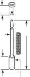 Prime-line PL14663 Gray Nylon Snap-on Window Latch 1-1/2 X 5/16 In.. Fixed Price $16.87.