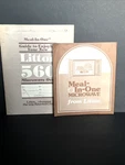 Vintage Litton MODEL560 Microwave Oven Instruction Manual User Guide Recipes. Fixed Price $25.00.