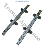 Oem Whirlpool W10781301 W10781305 Dishwasher Upper Slide Rail Tracks. Fixed Price $52.38.